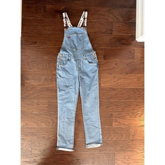 NWT Levi’s Girls Girlfriend Overalls - Picture 1 of 7